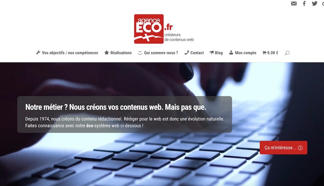 L’Agence ECO : création du site internet… et du business plan associé