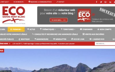 ECO Savoie Mont Blanc : refonte totale du site internet